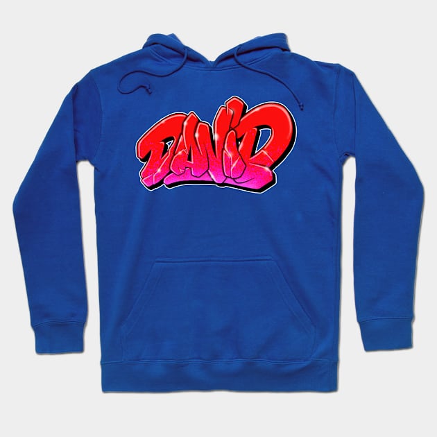 David graffiti name Hoodie by joax